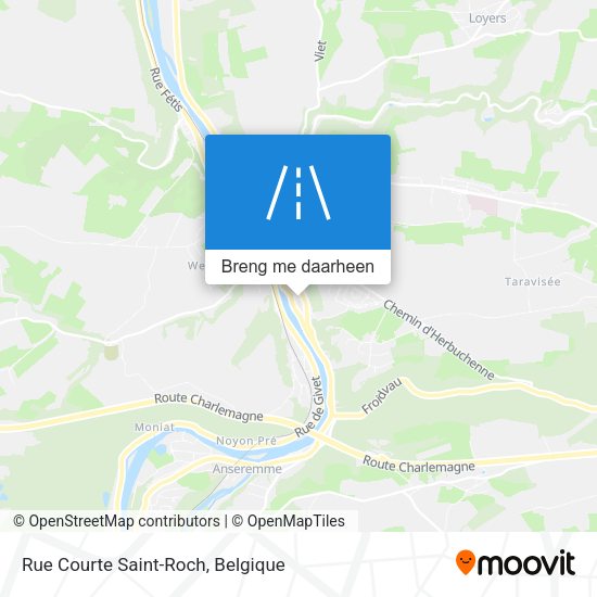 Rue Courte Saint-Roch kaart
