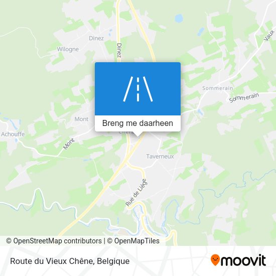 Route du Vieux Chêne kaart