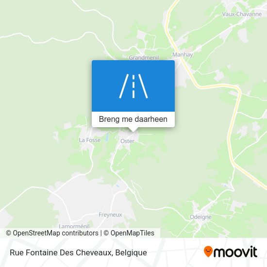 Rue Fontaine Des Cheveaux kaart