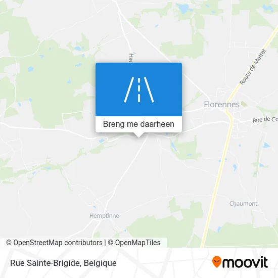 Rue Sainte-Brigide kaart