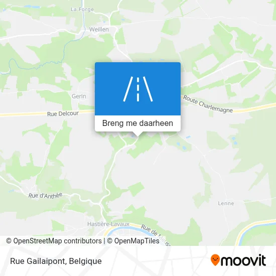 Rue Gailaipont kaart