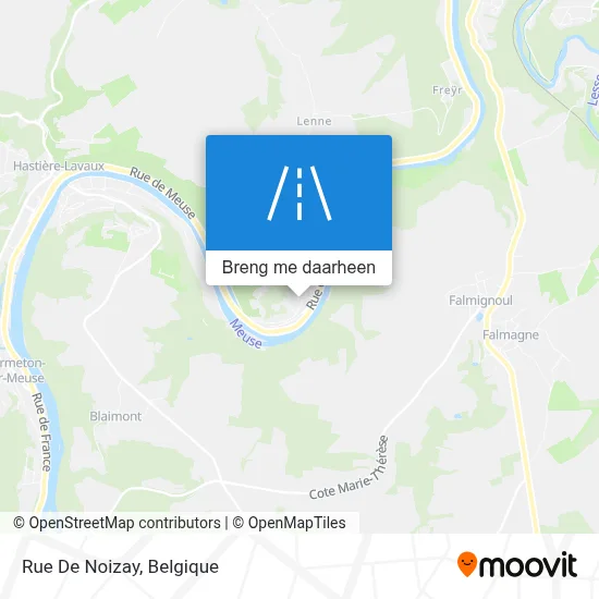 Rue De Noizay kaart