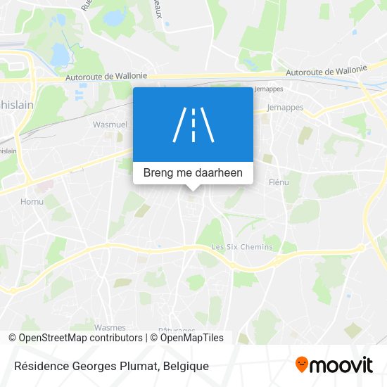 Résidence Georges Plumat kaart