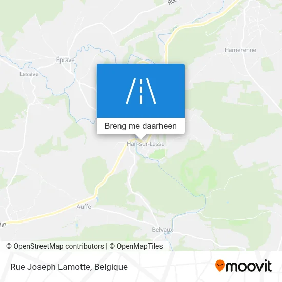 Rue Joseph Lamotte kaart