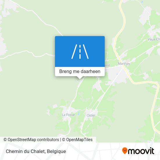 Chemin du Chalet kaart