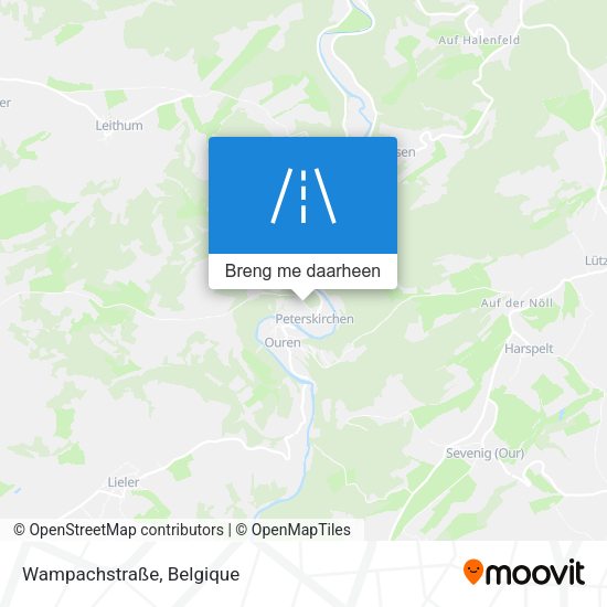 Wampachstraße kaart