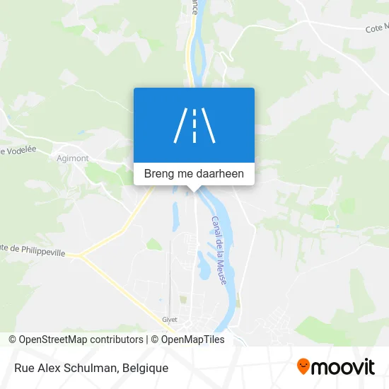 Rue Alex Schulman kaart