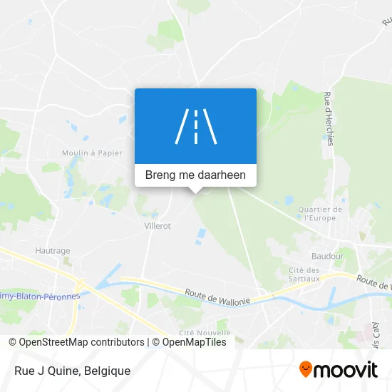 Rue J Quine kaart