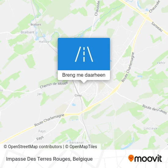 Impasse Des Terres Rouges kaart