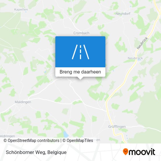 Schönborner Weg kaart
