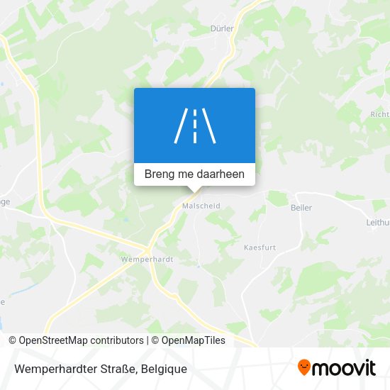 Wemperhardter Straße kaart