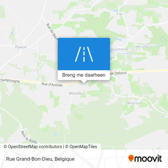 Rue Grand-Bon-Dieu kaart