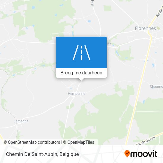 Chemin De Saint-Aubin kaart