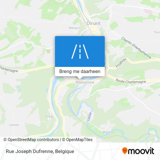 Rue Joseph Dufrenne kaart