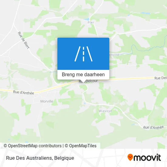 Rue Des Australiens kaart