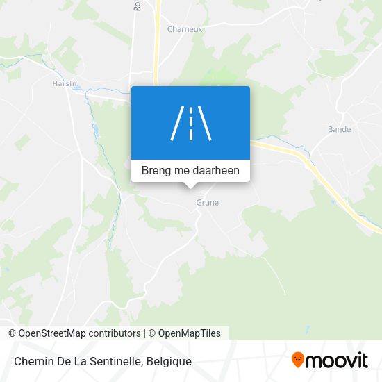 Chemin De La Sentinelle kaart