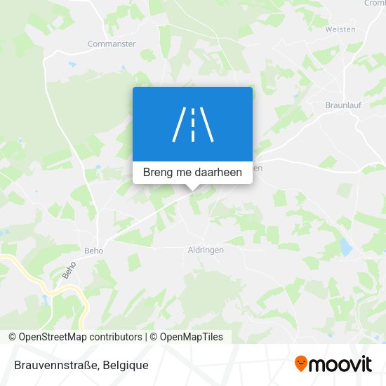 Brauvennstraße kaart