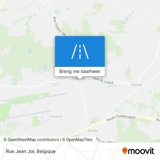 Rue Jean Jor kaart