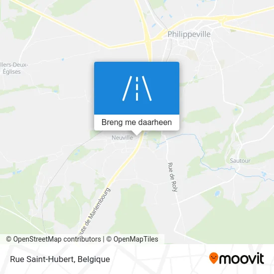 Rue Saint-Hubert kaart