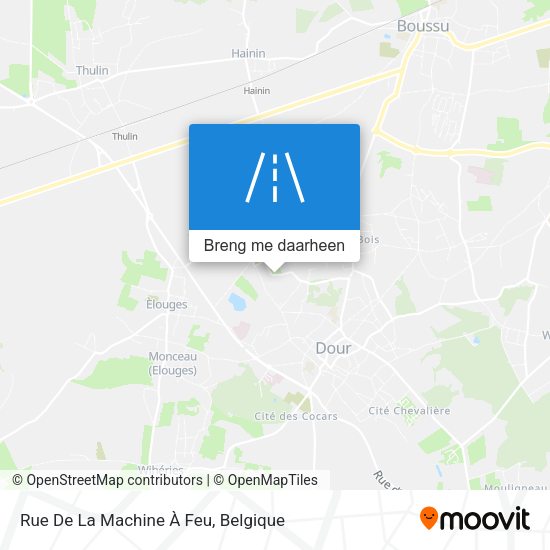 Rue De La Machine À Feu kaart