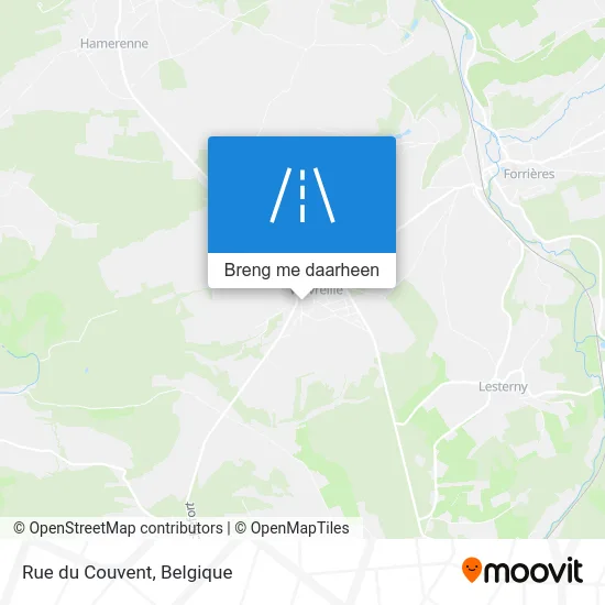 Rue du Couvent kaart