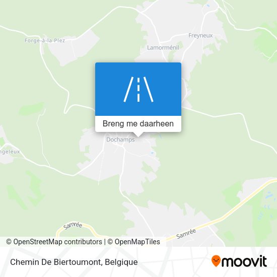 Chemin De Biertoumont kaart