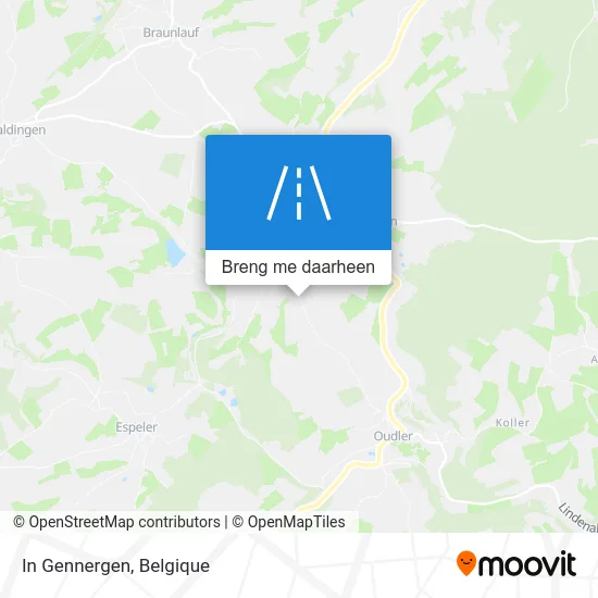 In Gennergen kaart