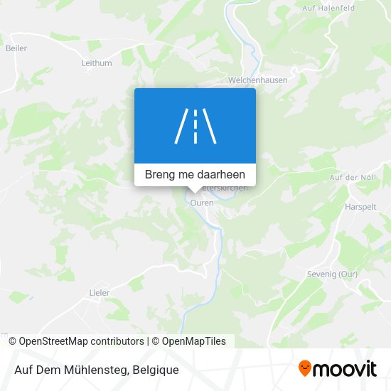 Auf Dem Mühlensteg kaart