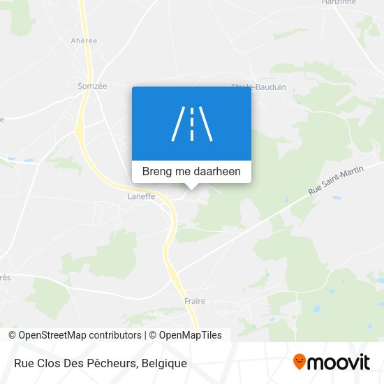 Rue Clos Des Pêcheurs kaart