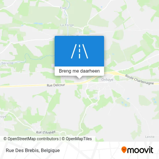 Rue Des Brebis kaart