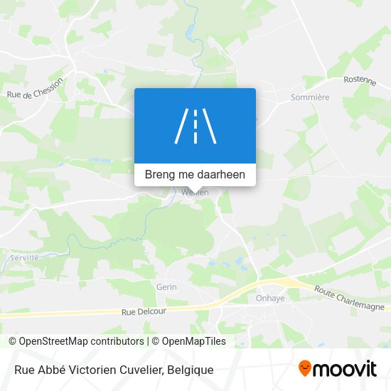 Rue Abbé Victorien Cuvelier kaart