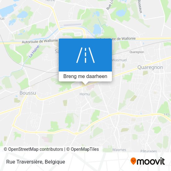 Rue Traversière kaart