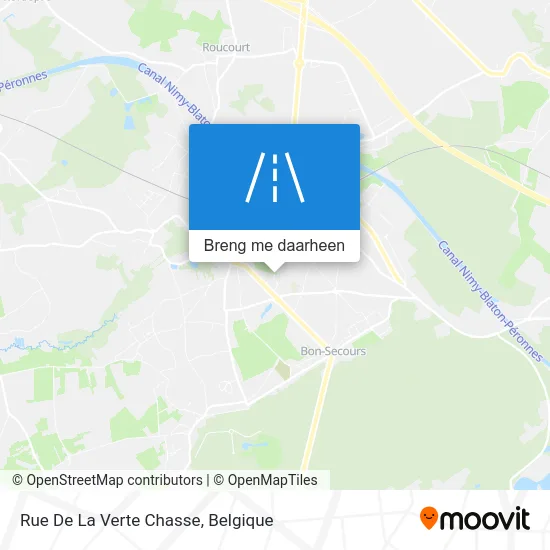 Rue De La Verte Chasse kaart