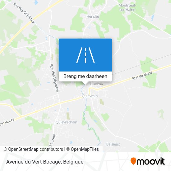 Avenue du Vert Bocage kaart