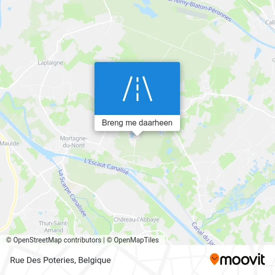 Rue Des Poteries kaart