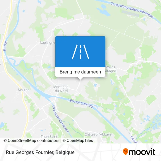 Rue Georges Fournier kaart