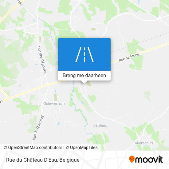 Rue du Château D'Eau kaart