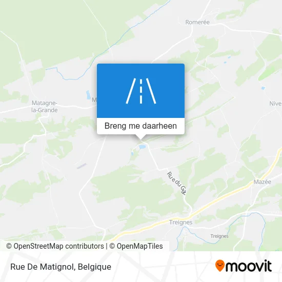 Rue De Matignol kaart