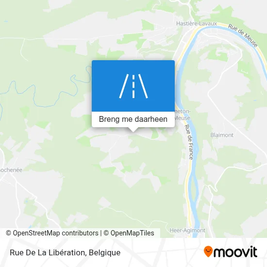 Rue De La Libération kaart
