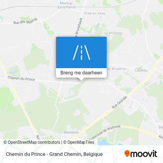 Chemin du Prince - Grand Chemin kaart