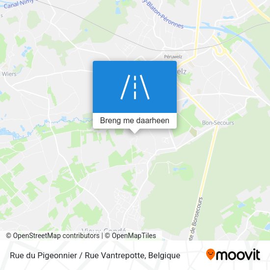 Rue du Pigeonnier / Rue Vantrepotte kaart