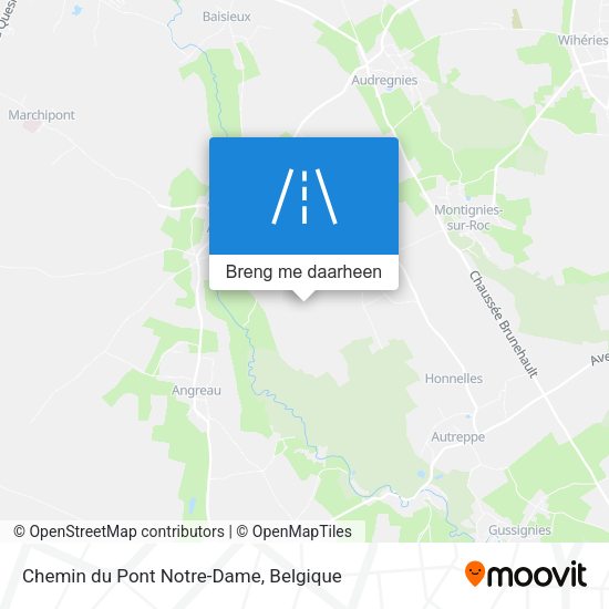 Chemin du Pont Notre-Dame kaart