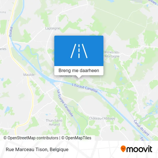 Rue Marceau Tison kaart