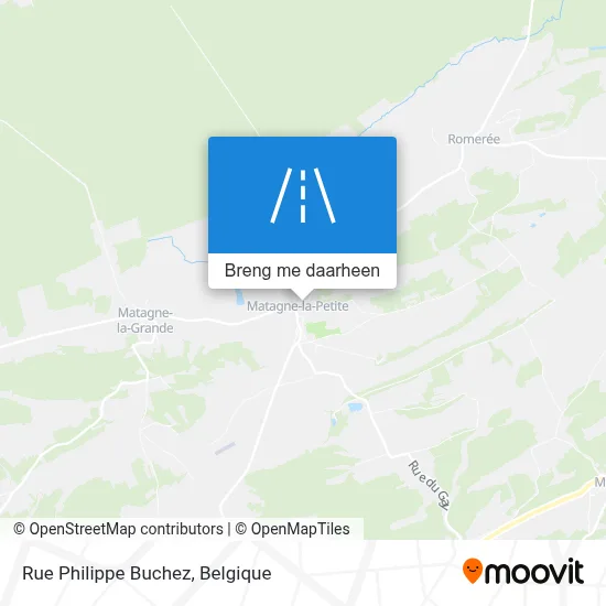 Rue Philippe Buchez kaart