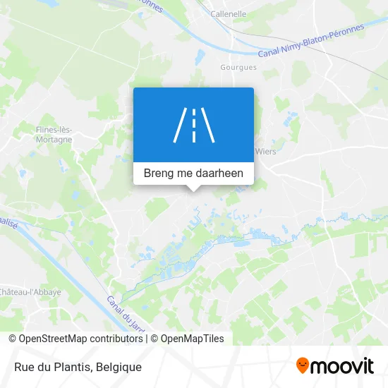 Rue du Plantis kaart