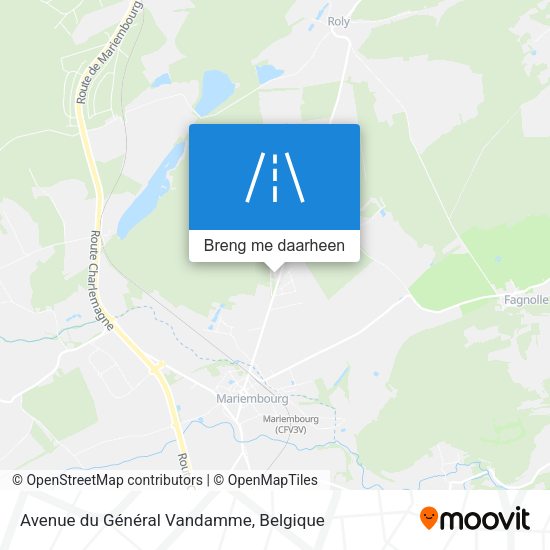 Avenue du Général Vandamme kaart