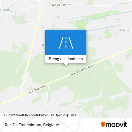Rue De Franchimont kaart