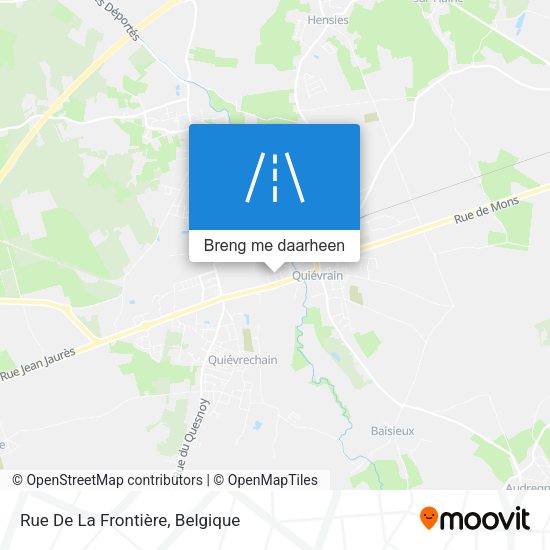 Rue De La Frontière kaart