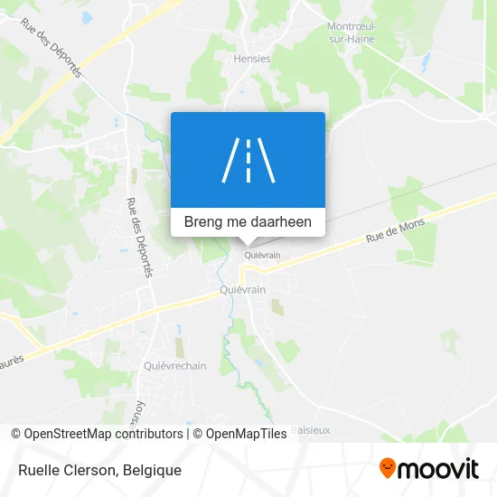 Ruelle Clerson kaart