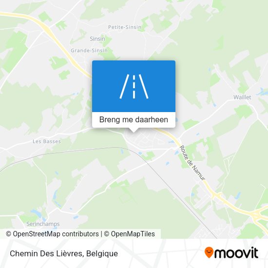 Chemin Des Lièvres kaart